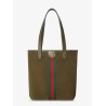 Ophidia suede and leather shopping bag