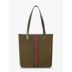 Ophidia suede and leather shopping bag