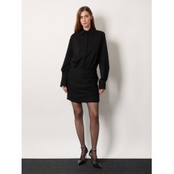 Dress with all-over rhinestones