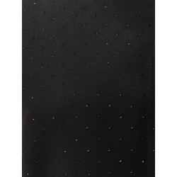 Dress with all-over rhinestones