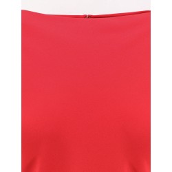 Cady stretch enver satin dress