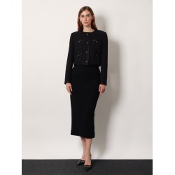 Silk bra with lace inserts