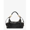 Carry shiny buffalo leather shoulder bag