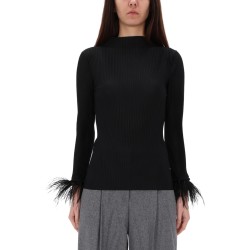 "EPHEDERA" TOP WITH REMOVABLE FEATHERS