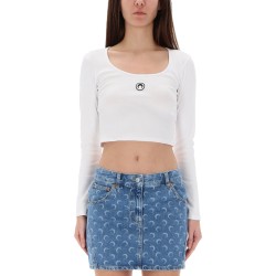 SHORT "MOON" TOP