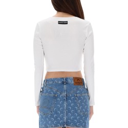 SHORT "MOON" TOP