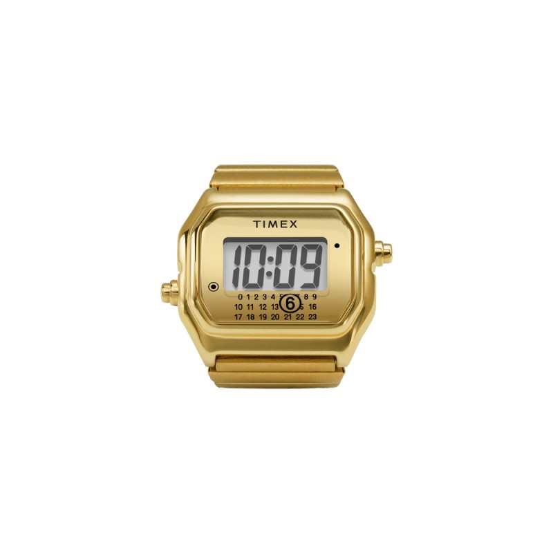 "TIMEX X MM6 T80 GOLD-TONE" RING M-L