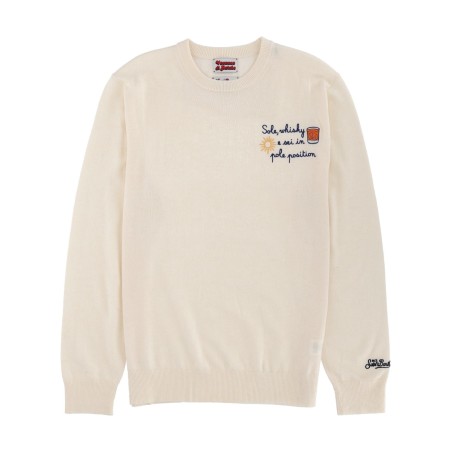 SWEATER WITH EMBROIDERY