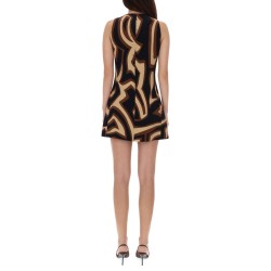MINI DRESS WITH "LABYRINTH" PRINT