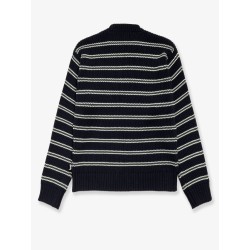 Stripe Crew cotton blend sweater