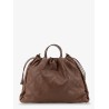 Mellow quilted leather shopper bag with Monile