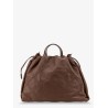 Mellow quilted leather shopper bag with Monile