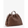 Mellow quilted leather shopper bag with Monile