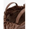 Mellow quilted leather shopper bag with Monile