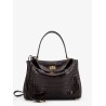 Rodeo leather shoulder bag with croco effect