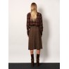 Prince of Wales certified virgin wool skirt