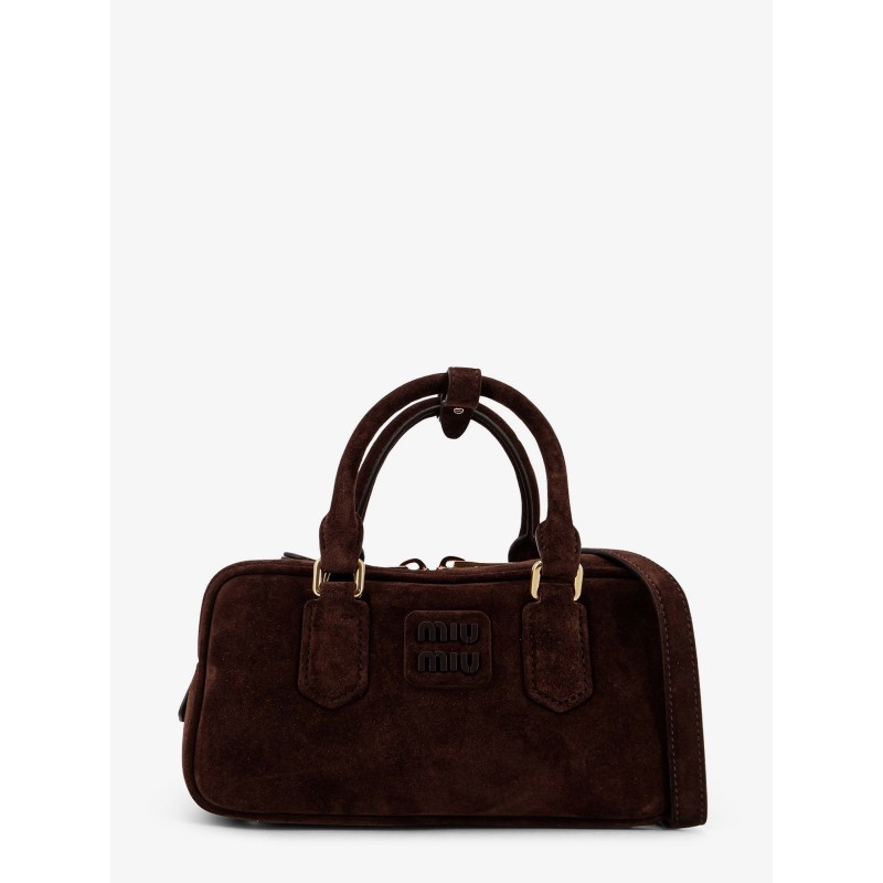 Arcadie suede shoulder bag