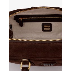 Arcadie suede shoulder bag