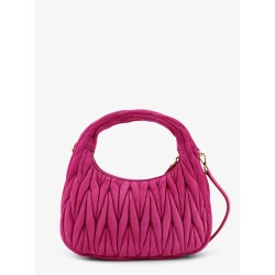 Wander matelassé suede shoulder bag