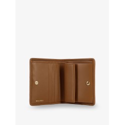 Quilted leather wallet