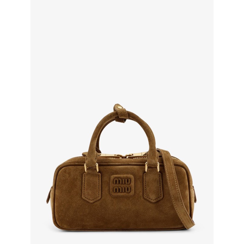Arcadie suede shoulder bag