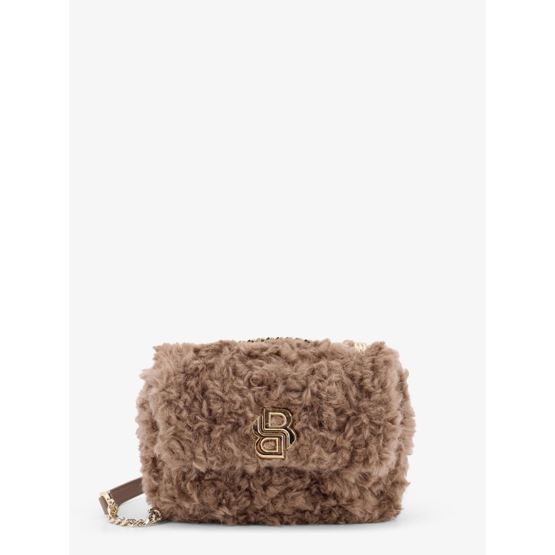 Faux fur crossbody bag