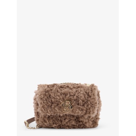 Faux fur crossbody bag