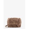 Faux fur crossbody bag