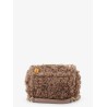 Faux fur crossbody bag