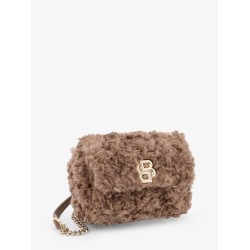Faux fur crossbody bag