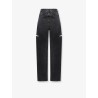 Black denim trousers