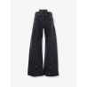 Black denim trousers