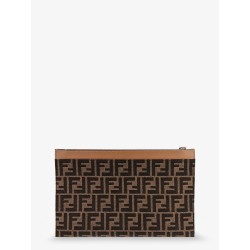 FF Jacquard Fabric Medium Flat Pouch