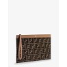 FF Jacquard Fabric Medium Flat Pouch