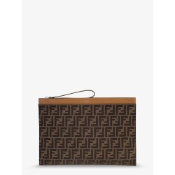 FF Jacquard Fabric Flat Pouch Large