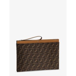 FF Jacquard Fabric Flat Pouch Large