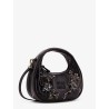 Wander leather mini crossbody bag with embroidery