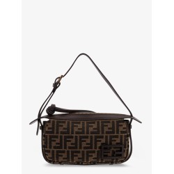 Simply Fendi Mini FFjacquard fabric shoulder bag