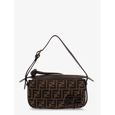 Simply Fendi Mini FFjacquard fabric shoulder bag