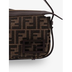 Simply Fendi Mini FFjacquard fabric shoulder bag