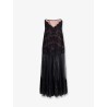 Vespera long lace dress