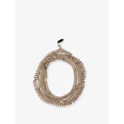 Knotted silver bracelet