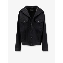 Standing denim jacket