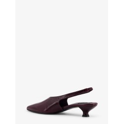 Eros leather slingback decolleté