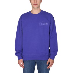 SWEATSHIRT WITH LOGO PATCH