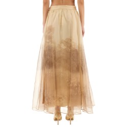 "MEMENTO" ORGANZA MAXI SKIRT
