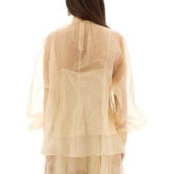 "MEMENTO" ORGANZA BLOUSE