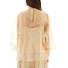 "MEMENTO" ORGANZA BLOUSE