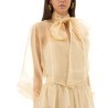 "MEMENTO" ORGANZA BLOUSE