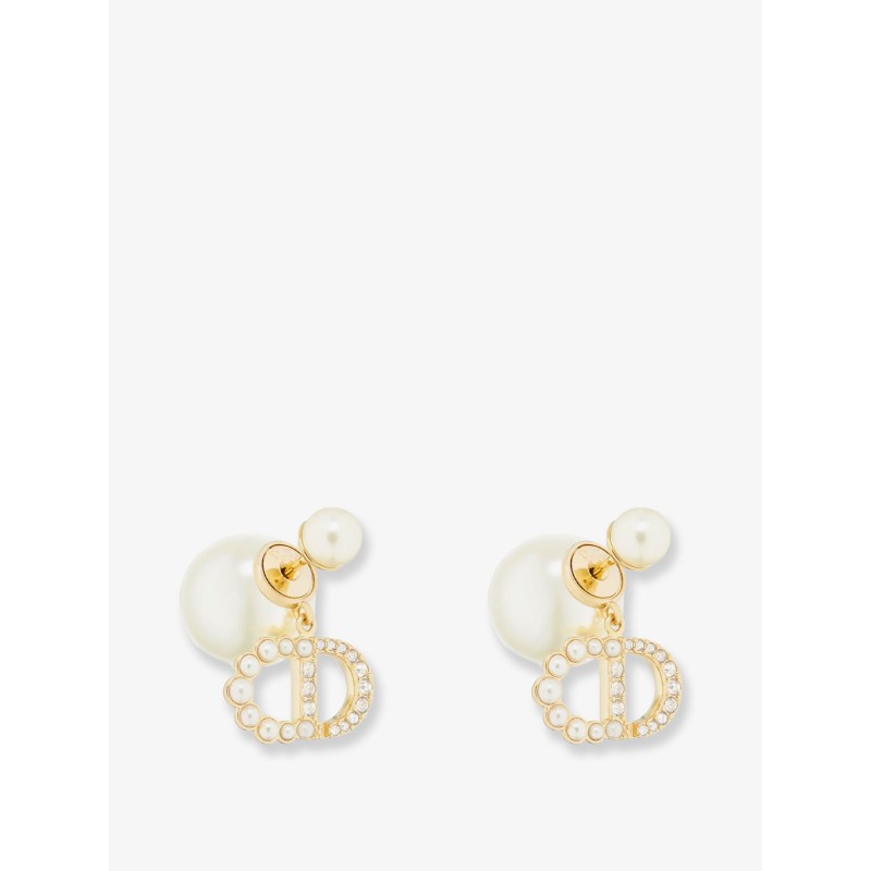 Dior Tribales metal earrings with gold finish metal